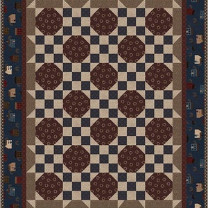 SALE Huckleberry Harvest Quilt PATTERN P197 by Karen Walker - Riley Blake Designs - INSTRUCTIONS Only - Strong Beginner