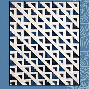 SALE Chop Quilt PATTERN P147 by Villa Rosa Designs - Riley Blake Designs - Instructions Only - Pieced Fat Quarter Friendly