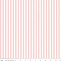 SALE Baby Pink and White 1/4 Quarter Inch Stripe - Riley Blake Designs - Quilting Cotton Fabric
