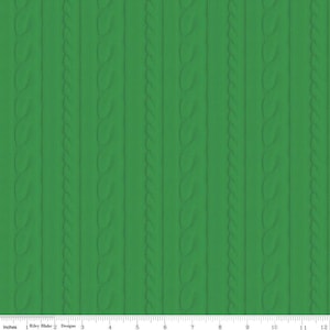 SALE Mister Rogers&#39; Neighborhood Sweater Stripe C11464 Green - Riley Blake - Nostalgia Childhood Fred Rogers - Quilting Cotton Fabric