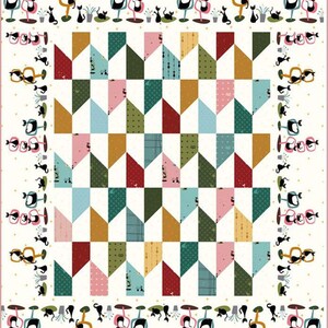 SALE Mod Tiles Quilt PATTERN P156 - Amanda Niederhauser - Riley Blake Designs - INSTRUCTIONS Only - Piecing 5" Stacker Friendly