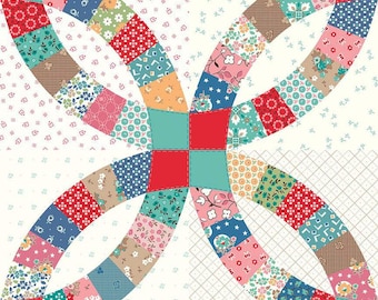 SALE Home Town Wedding Print CH13600 - Riley Blake Designs - Cheater PRINTED  - Quilting Cotton Fabric