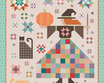 SALE The Quilted Witch Quilt PATTERN P051 by Lori Holt - Riley Blake Designs - INSTRUCTIONS Only - It&#39;s Sew Emma - Halloween