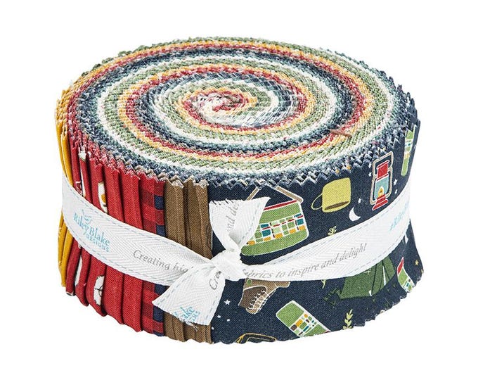 Love You S'more 2.5 Inch Rolie Polie Jelly Roll 40 Pieces - Riley Blake ...