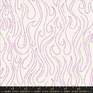 SALE Teddy & The Bears Flame RS2109 Glow Rose - Moda Fabrics - Novelty Fire - Quilting Cotton Fabric