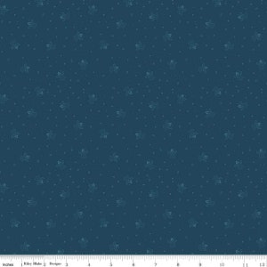 Silent Night Choir of Angels C13573 Night - Riley Blake - Christmas Tone-on-Tone Angels Stars Music Notes - Quilting Cotton Fabric