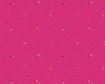 Colour Wall Dots C11592 Hot Pink - Riley Blake Designs - Polka Dot Dotted Color Wall - Quilting Cotton Fabric