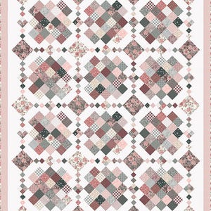Prairie Patchwork Quilt PATTERN P207 by Modern Prairie - Riley Blake Designs - INSTRUCTIONS Only - Fat Quarter Friendly