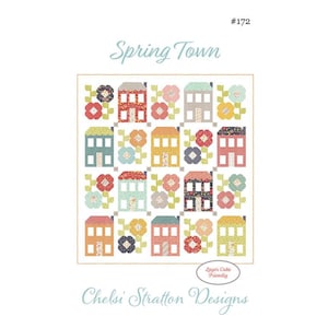 SALE Spring Town G Quilt PaTTERN CSD-172 - Moda Fabrics - INSTRUCTIONS Only - Layer Cake Friendly Fat Quarter Friendly