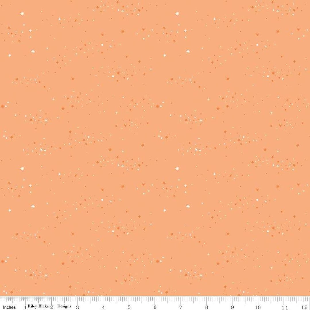 Starlight Riley Blake Pattern Essence Starlight C16463 Marmalade - Riley Blake Designs - Stars ...