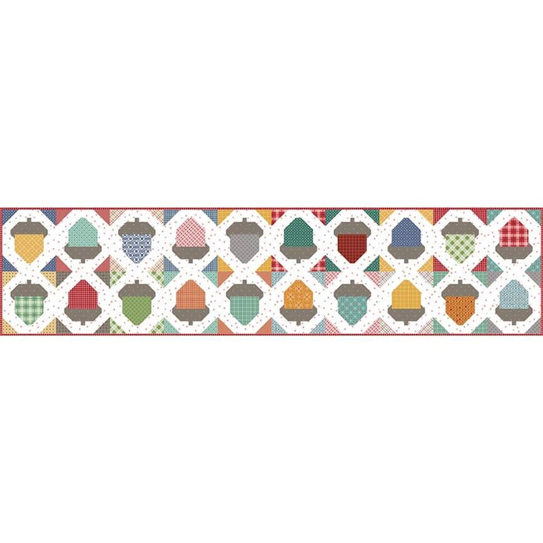 SALE Acorn Love Runner PATTERN P120 - Lori Holt - Riley Blake Designs ...