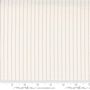 Itty Bitty Background Gatherings Dotted 49284 Grey - Moda Fabrics - Line Stripe Dots Lines - Quilting Cotton Fabric