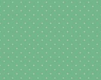 SALE Wildwood Wander Compass C12436 Green - Riley Blake Designs - Four-Point Stars Geometric - Quilting Cotton Fabric