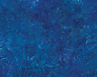 OFERTA Batiks Expressions That Summer Feelin' BTAP1226 Lapis Lazuli - Riley Blake Designs - Estampado Tjaps teñido a mano - Algodón para acolchado
