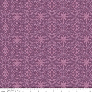 Buds & Butterflies Enchanting Garden C15352 Orchid by Riley Blake Designs - Floral Flowers - Quilting Cotton Fabric