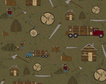 Lumberjack Fabric Etsy