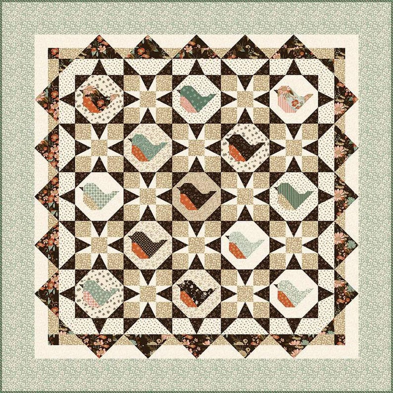 SALE Morning Song Quilt PATTERN P157 - Sandy Gervais - Riley Blake ...
