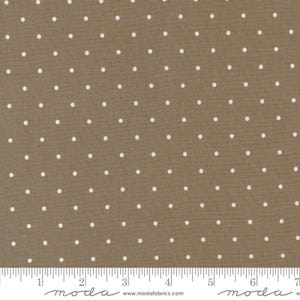 SALE Magic Dot 5230 Nutmeg - Moda Fabrics - Polka Dots Dotted - Quilting Cotton Fabric