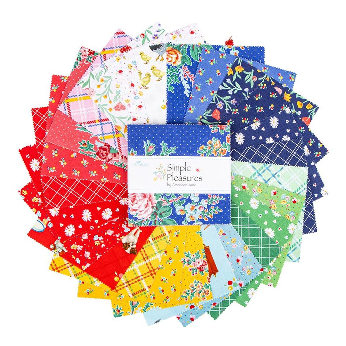 Simple Pleasures Charm Pack 5" Stacker Bundle - Riley Blake Designs ...