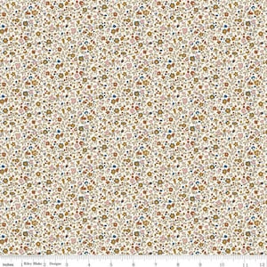 Denim Florals 01667404B Posy Haze B - Riley Blake Designs - Floral Flowers - Liberty Fabrics - Quilting Cotton Fabric