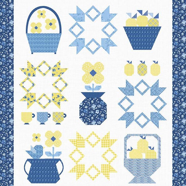 Flowers in the Sunshine Quilt Pattern Etsy