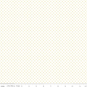 White Swiss Dots on White Quilt Cotton Fabric by Quilter's Showcase