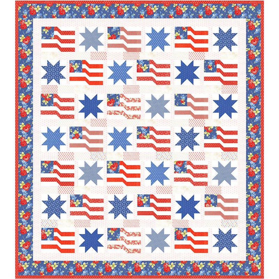 SALE Rosie Quilt Kit KIT35420 - Fig Tree Co - Moda Fabrics - Pattern ...