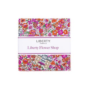 Flower Shop 5&quot; Stacker Charm Pack Bundle - Riley Blake - Liberty Fabrics - 42 Piece Precut Pre cut - Quilting Cotton Fabric