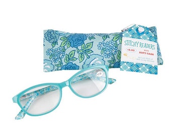 SALE Lori Holt +2.50 Stitchy Readers ST-21866 - Riley Blake Designs - Reading Glasses Soft Case