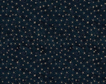 Riley Blake Fabrics - Bright Stars Main Navy