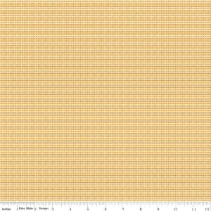 SALE FLANNEL Stitcher&#39;s Flannel Railroad Stripe F15554 Gold - Riley Blake Designs - Small Check Gingham - FLANNEL Cotton Fabric