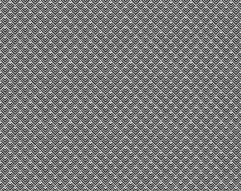 SALE Modern Farmhouse Geometric Black - Riley Blake Designs - Small Square Geometric Black White - Quilting Cotton Fabric