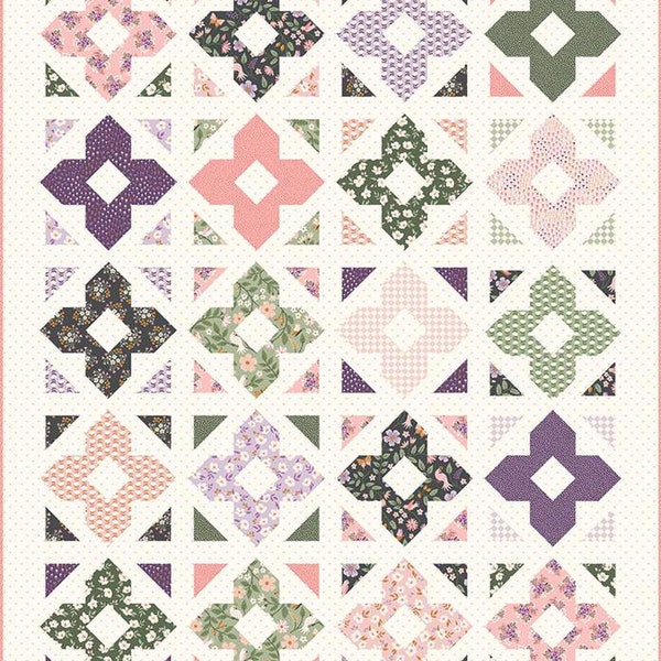 Luminaries Quilt PATTERN P173 by Fran Gulick - Riley Blake Designs - INSTRUCTIONS Only - Fat Quarter Beginner Friendly