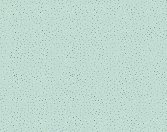 Enchanted Meadow Dots C11557 Songbird - Riley Blake Designs - Pin Dots Dot Dotted Blue Green - Quilting Cotton Fabric