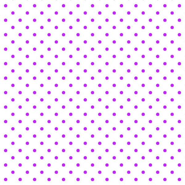 SALE Dots and Stripes and More Brights Mini Dot 28891 ZV Purple on White - QT Fabrics - Polka Dots Dotted - Quilting Cotton Fabric