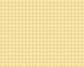 SALE Bumble & Bear Plaid C12676 Sunshine - Riley Blake Designs - Irregular Grid - Quilting Cotton Fabric