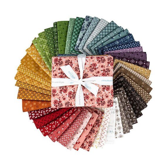 Riley Blake Designs Fabric, Calico by Lori Holt - Fat Quarter Bundle