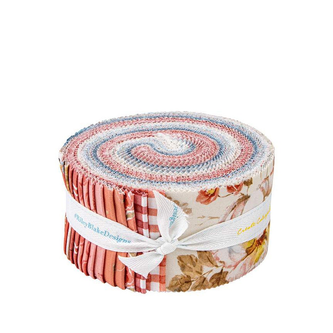 Doodlebug Design Bundle Of Joy Rolie Polie Jelly Roll – 40 Strips 2.5”x44”, Riley Blake Cotton Fabric RP-15290-40