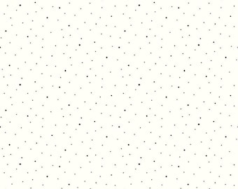 SALE Dapple Dot on White C645 Black - Riley Blake Designs - Pin Dots Dotted Dots - Quilting Cotton Fabric