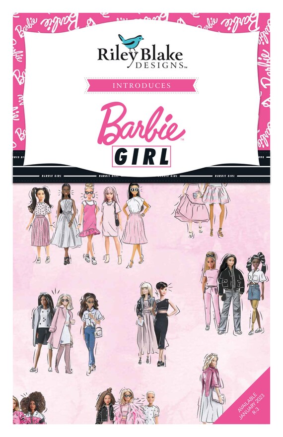VIP Fabrics Barbie Print for Clothing, Quilting and Home