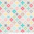 SALE LARGE CANVAS My Happy Place Home Decor Quilt Blocks HD9314 Cream - Riley Blake - Lori Holt - Extra Wide - Lightweight Cotton Canvas