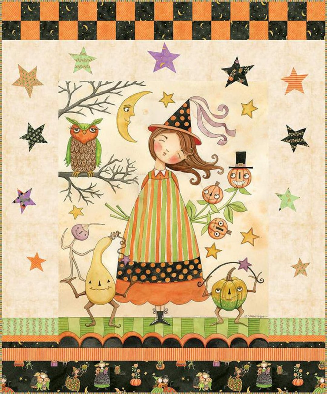 Ghoul Friends Panel Quilt Kit KT-16050 - Riley Blake Designs - Box Pattern Fabric - Halloween - Quilting Cotton Fabric - Etsy