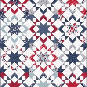 Starlight Riley Blake Pattern Starly Quilt PATTERN P173 - Fran Gulick - Riley Blake Designs ...