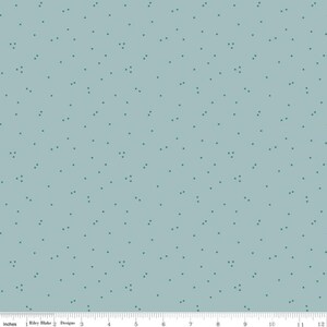 SALE Primrose Hill Seedling C11065 Aqua - Riley Blake Designs - Tiny Stars - Quilting Cotton Fabric