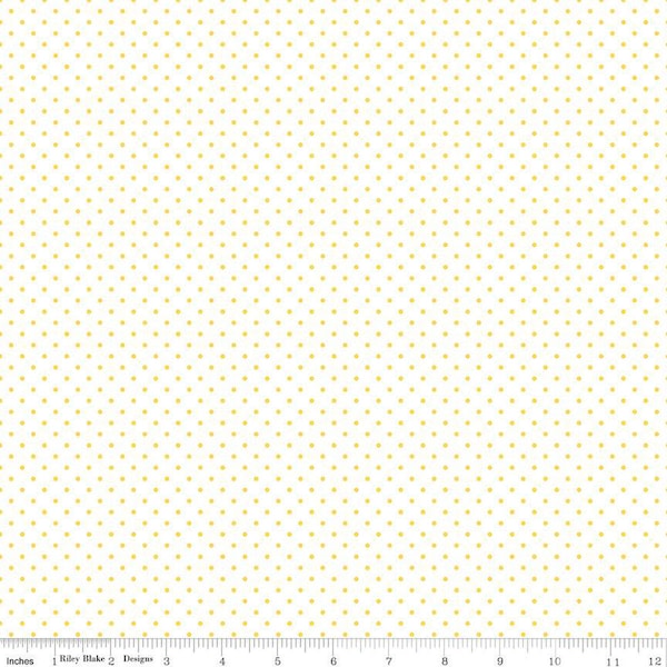 Yellow White Polka dot Pattern Print Blanket