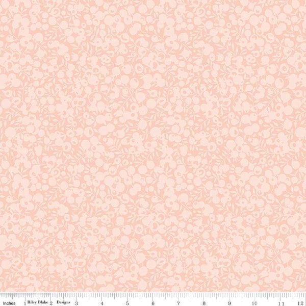 SALE The Wiltshire Shadow Collection 01666519A Ballet Slippers - Riley Blake - Tonal Leaves Berries  - Liberty Fabrics - Quilting Cotton