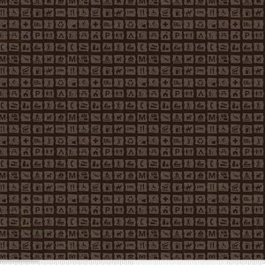 SALE National Parks Signs Dark Brown - Riley Blake Designs - Recreation Outdoors Icons - Quilting Cotton Fabric