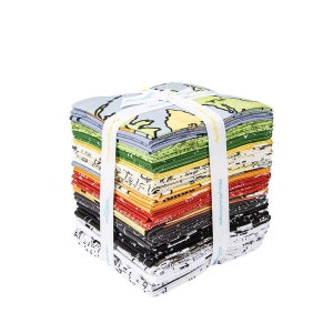 SALE Old School Fat Quarter Bundle - 32 Pieces - Riley Blake - Pre cut Precut - Halloween - J. Wecker Frisch - Quilting Cotton Fabric