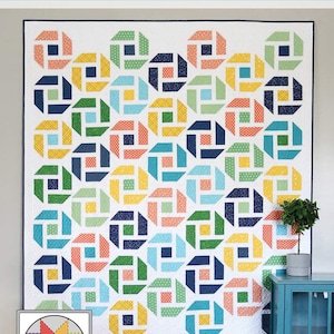 Cheer Up Quilt PATTERN P165 by A Bright Corner - Riley Blake Designs - INSTRUCTIONS Only - Fat Quarter Friendly - Multiple Sizes