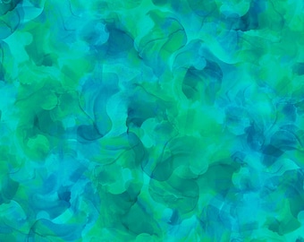 Aura Watercolor Blender 30198 Jade - QT Fabrics - Quilting Cotton Fabric